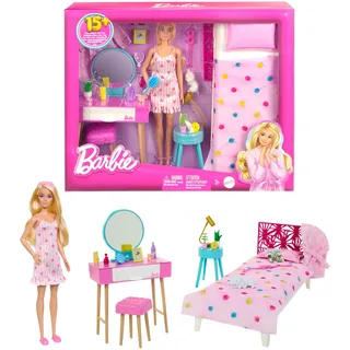 Barbie Schlafzimmer-Spielset HPT55