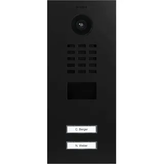 DoorBird D2102V Türsprechanlage LAN Außeneinheit Graphitschwarz (seidenmatt)