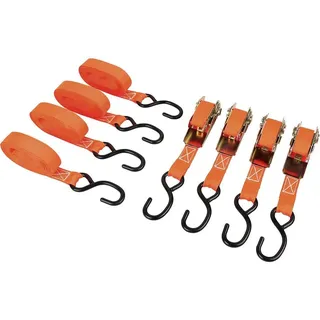 LAS Spanngurt-Set 10342 4-tlg mit Ratsche und Haken