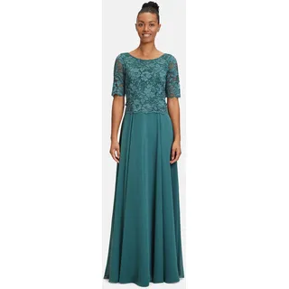 Vera Mont Abendkleid mit Spitze Grün 36