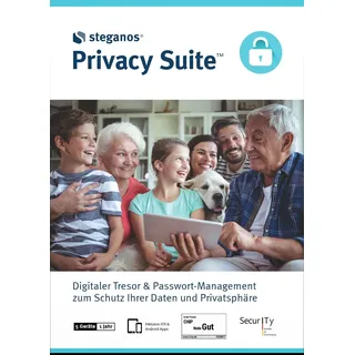 Steganos Privacy Suite (2025) / 5 Geräte / 1 Jahr / PKC