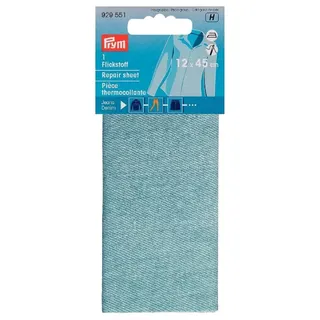 PRYM Flickstoff Jeans, 12 x 45 cm, hellblau