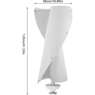 400W Windkraft Windgenerator Windkraftanlage mit Laderegler Windturbine Generator (24V)