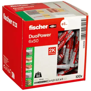 Fischer Dübel 6 x 50 100 Stück
