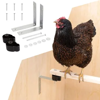 Agrarflora Milbensperre für Hühnerstange - Milbenfalle gegen rote Vogelmilbe im Hühnerstall - Anti Blutmilben Set für Sitzstange - effektiver Milbenschutz für Hühner und Geflügel