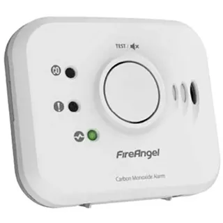 FireAngel NM-CO-10X-INT Kohlenmonoxid-Melder inkl. 10 Jahres-Batterie, auf Funk umrüstbar batteriebetrieben detektiert Kohlenmonoxid