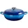 22 cm rund azurblau