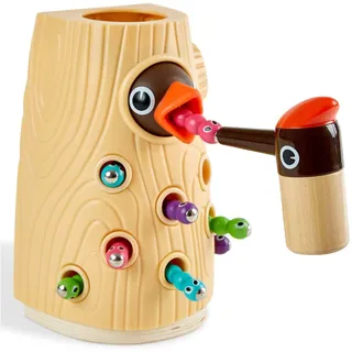 TOP BRIGHT Magnetisches Spielzeug Wurm Fangen