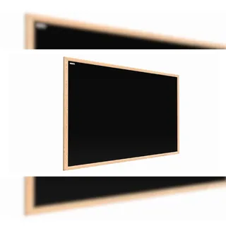 ALLboards Kreidetafel 60x40 cm, Naturholzrahmen