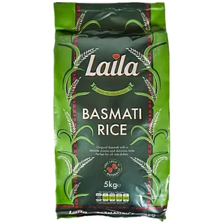 Laila Basmati Langkorn Reis 5kg Basmatireis Basmati Reis