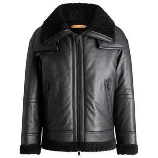 Boss Joglaci 10275292 01 Lederjacke - Black 001 - 50