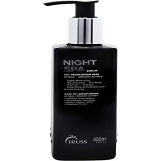 Truss - Night SPA Serum - über Nacht Haarkur - Vegan Wachsbasis - Bio - Zutaten - Moisturizing - Anti - Frizz Formula - Angebote Weichheit - extra Glanz - Seals Haarkutikula - 8,45 Unzen / 250 ml
