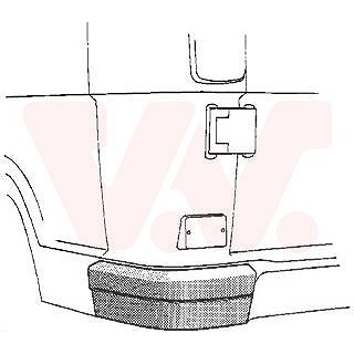 Van Wezel Endstück, hinten, Kunstsoff, 81- [Hersteller-Nr. 3071533] für Mercedes-Benz