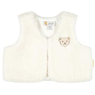 Steiff Baby-Mädchen Bolero Weste, Antique White, 056 - 56