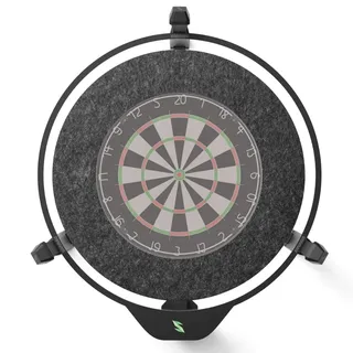 Winsport Scolia Home 2 Set mit Beleuchtung inkl. Ultimo Surround grau, automatisches Zähalsystem für Dartscheibe, Autoscoring für Dartboard mit Onlinefunktion, Digital Dart Scorer, Spielstandanzeige