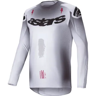 Alpinestars Supertech Maker, Trikot - Weiß/Grau/Schwarz - XL