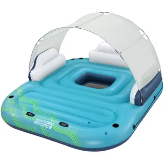 BESTWAY Badeinsel Hydro Force Sonnenlounge 5 Personen aufblasbar Poolinsel