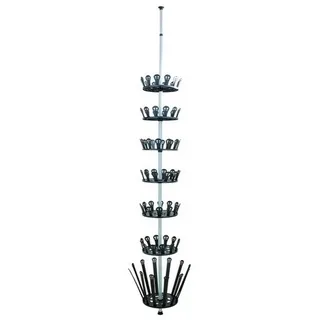 Hti-Living Teleskop Schuhregal 47 x 47 x 0 cm schwarz