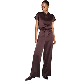 Opus Satin Jumpsuit Mendie night Braun 38