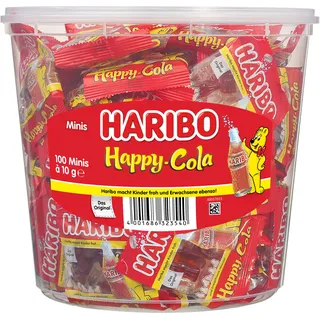 HARIBO Happy Cola Minibeutel Fruchtgummi 100 St./980,0 g