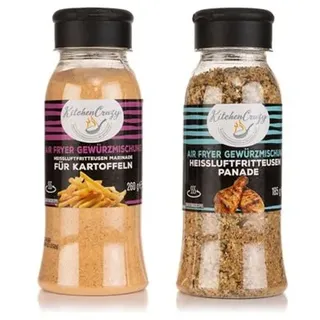 KITCHENCRAZY Heissluftfritteusen Leichte Panade & Kartoffel Marinade Inhalt 445g