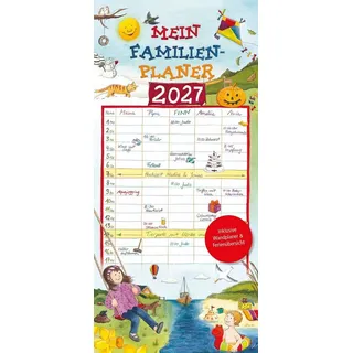 labonté buch + kalender gbr Familienplaner 2027 Weiß