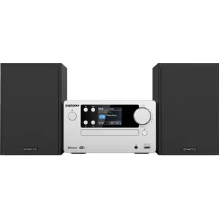 Kenwood M-725DAB-S frosted aluminium Stereoanlage,