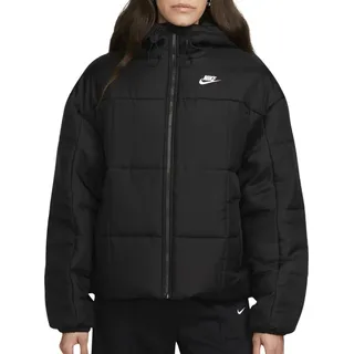 Nike Damen Essential Jacke, Black/White, XL EU