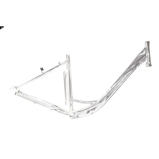 Non-Branded Fahrradrahmen 28 Zoll Alu Pedelec Fahrrad Damen City Rahmen silberfarben