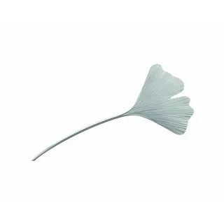 Adelia ́s Brosche Damen 925 Silber Brosche Ginkoblatt, Silberschmuck für Damen silberfarben