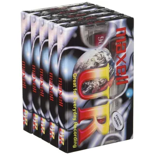 Maxell Audio Kassetten UR90 Cassette Audiokassetten 90min (5er Pack)