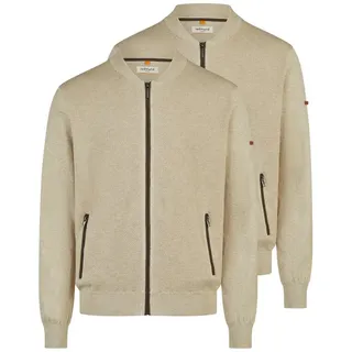 Redmond Strickjacke Basic in Beige | Gr.: 4XL