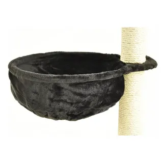 nanook shop nanook Kratzbaum Liegemulde für kräftige Katzen - Größe XL - 40 cm Ø, Tiefe 12 cm - schwarz
