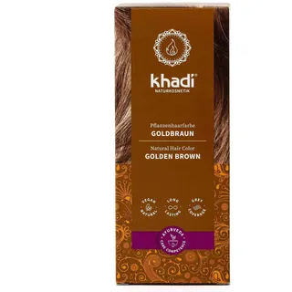 Khadi Pflanzenhaarfarbe goldbraun 100 g