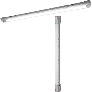 Osram Feuchtraumleuchte 120cm LED 16W inkl. Bewegungsmelder grau