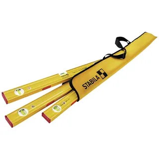 Stabila Wasserwaage Pro Set 80 ASM Gelb 30 cm/60 cm/120 cm