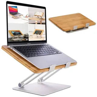 HENNEZ Laptopständer Linus Bambus Braun | Gr.: onesize