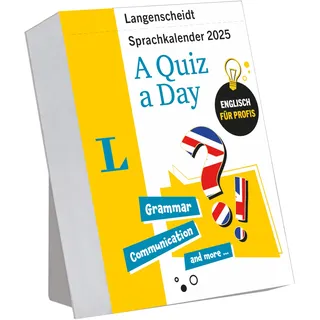 Langenscheidt Bei Pons Langenscheidt Sprachkalender Englisch A Quiz a Day 2025