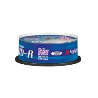 Verbatim DVD-R 4,7GB 16x bedruckbar 25er Spindel