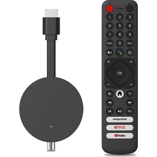 freenet TV 3in1 Hybrid Stick, Android TV, DVB-C/T2, 12 Mon. freenet TV