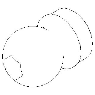 Dornbracht Anschluss Seitenbrause 092140011-47 champagne