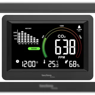Technoline Techno Line WL1028 WL1028 CO2-Anzeige / CO2-Messgerät