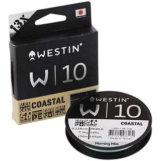 Westin W10 Coastal 150 M Geflochtene Schnur - Morning Mist - 0.205 mm