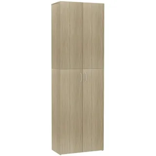 vidaXL Büroschrank Sonoma-Eiche 60x32x190 cm Holzwerkstoff