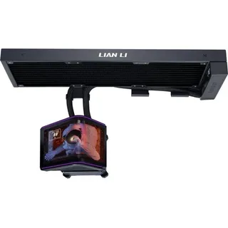 Lian Li Wasserkühlung Lian-Li HydroShift II OLED Curved 360 Fanless Schwarz