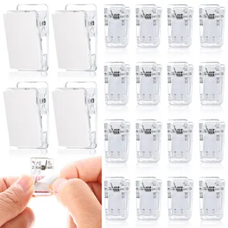 20 Stück Klebrige Federclips Selbstklebende Federklammern Transparente Kunststoff Klebeklammern Outdoor Selbstklebend Wandclips Deko Clip Selbstklebende Wandclips Für Fotodokumente Zuhause Büro