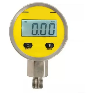 ZYWUOY Digitales Manometer, Edelstahl, Intelligente Digitalanzeige, Vakuum, Hydraulik-Manometer, Tester