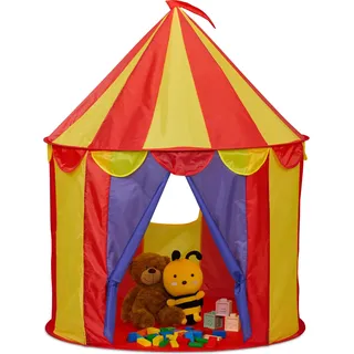 Relaxdays Spielzelt Zirkus Kinder