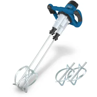 SCHEPPACH Doppel Rührwerk PM1800D | 1800W | Stablänge: 570mm / Rührkorb-Ø: 110mm | Drehzahlregulierung | 2-Gang-Getriebe