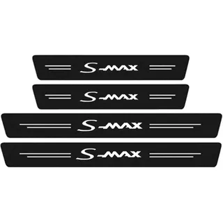 LiLiQi Auto Kohlefaser Türschutzgitter für Ford S-MAX S MAX SMAX,Schutzfolie Kratzschutz Türschutz Stoßstange Kratzschutz